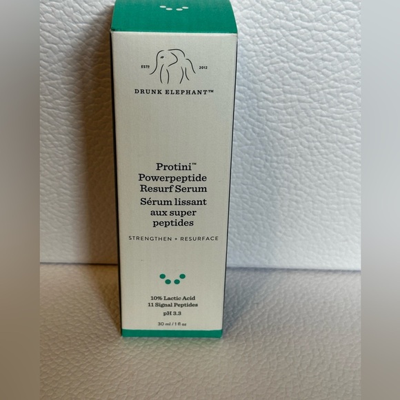 🆕 DRUNK ELEPHANT Protini™ Powerpeptide Resurfacing Serum with Lactic Acid NIB - Picture 4 of 7
